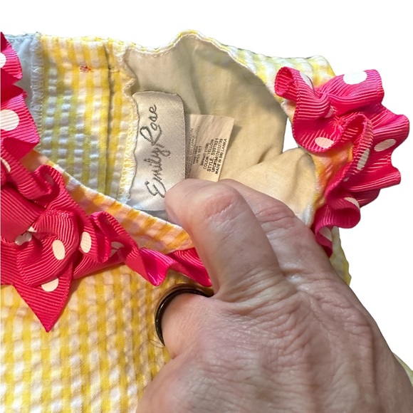 🎉HOST PICK🎉 Emily Rose Seersucker Dress with Embroidered Butterflies - Picture 7 of 7